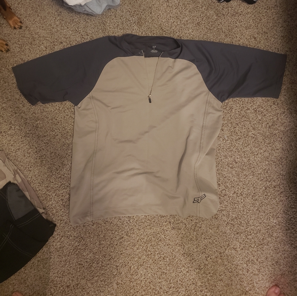 Fox Racing Mens Performance Jersey size Medium 1/4 Zip Long Sleeve BMX Dirt Bike